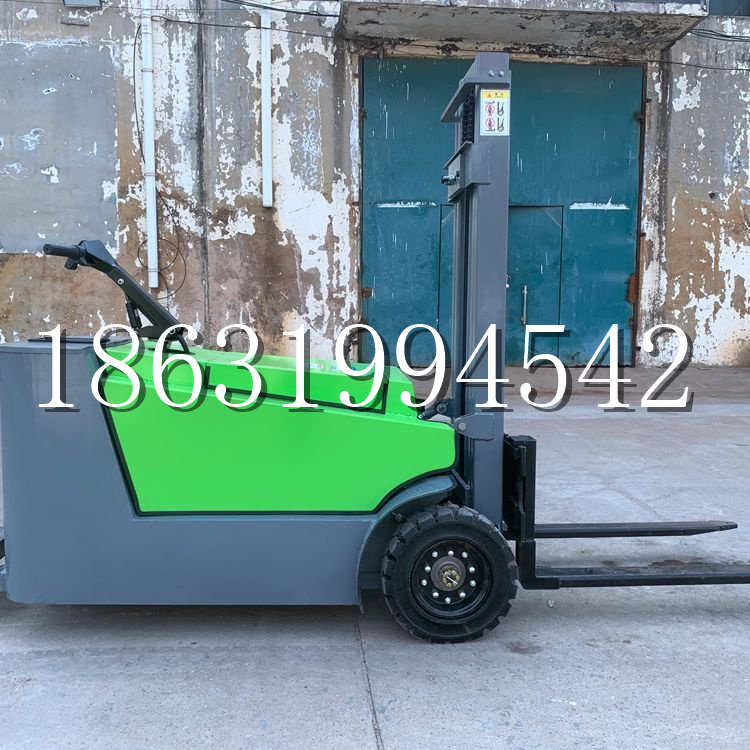贵港市小型电动叉车1吨2吨步行站驾式电瓶堆高充电装卸车液压升降车铲车